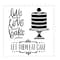 Coffee & Wine Stencils by Craft Smart®, 12" x 12"